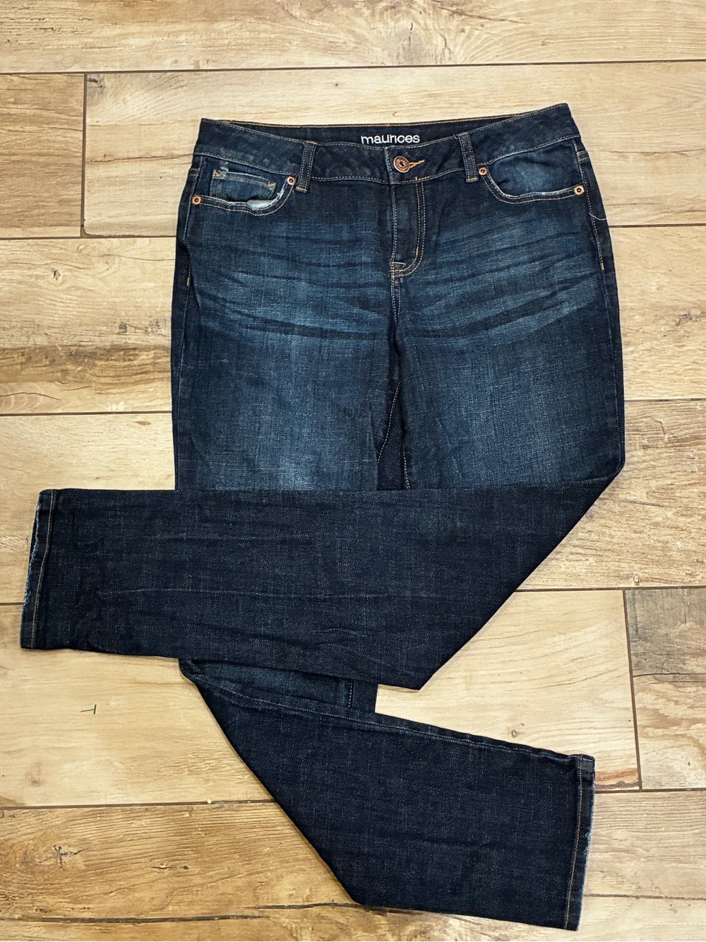 Maurices Dark Navy Skinny Jeans